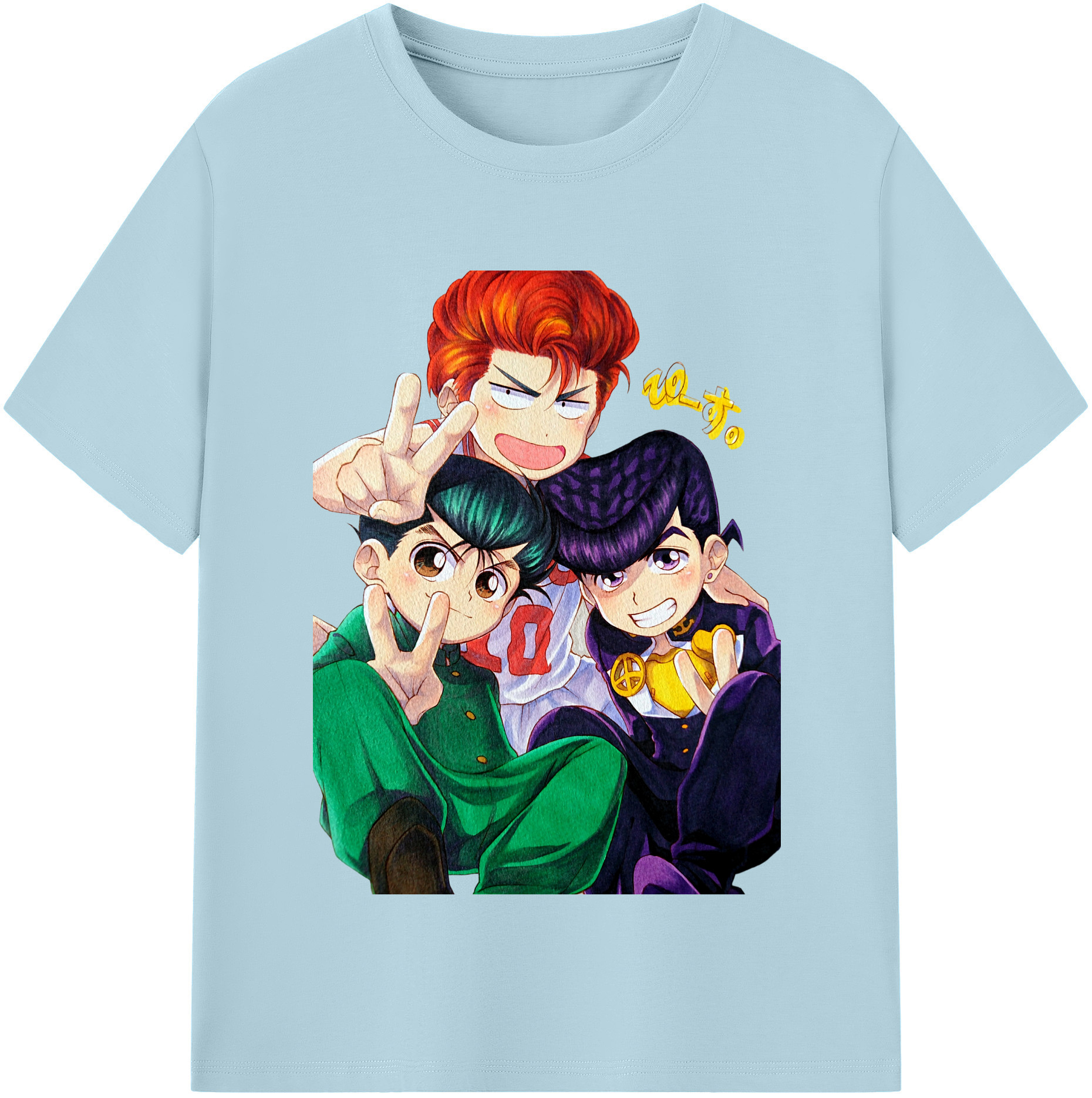 SLAM DUNK／スラムダンク 綿100％半袖Tシャツ（フロントプリント）